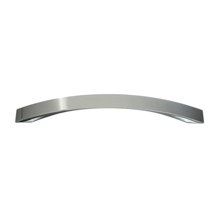 Pull Arch Handle Stainless Steel Metal 6-3/8 Inch Center to Center 6-3/8 x 5/8 x 1-1/8 Inch - Frankwebs