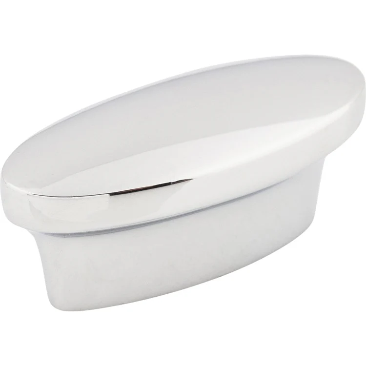 Pull Nouveau Oval D Handle for Decorative Hardware Polished Chrome Zinc Alloy 5/8 Inch 1-5/8 Inch Length - Frankwebs