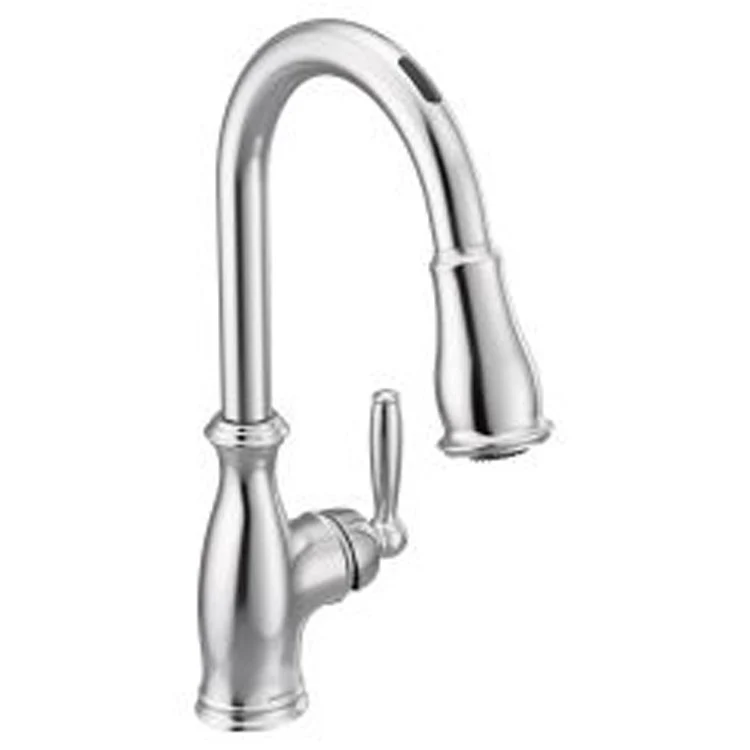 Kitchen Faucet Brantford Smart 1 Lever ADA Chrome Pull Down - Frankwebs