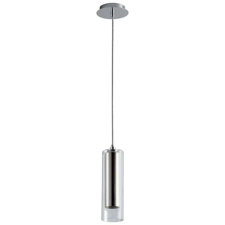 Gratis Single-Light Mini Pendant with Mirrored Glass Shade - Polished Chrome - Frankwebs