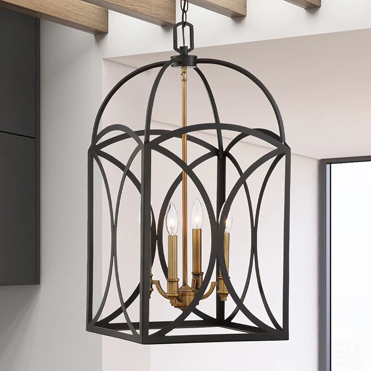 Talbot Four-Light Medium Foyer Pendant - Frankwebs