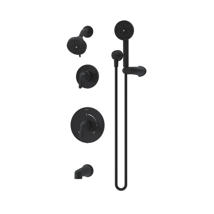 Shower Trim Elm System 1 Lever Polished Chrome CALGreen ADA 1.5 Gallons per Minute Round 7 Function for 261 Series Temptrol Valve - Frankwebs