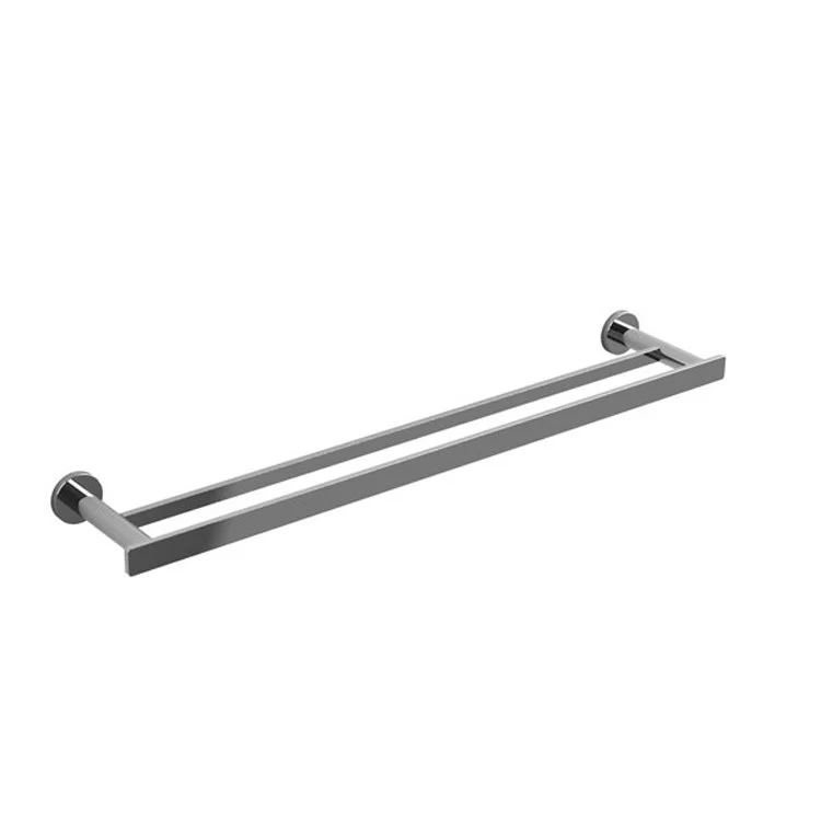 Towel Bar Paradox 24 Inch Double Chrome Zinc 5 Inch - Frankwebs