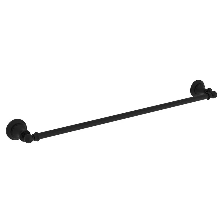 Towel Bar Sutton 24 Inch Flat Black Brass 2-3/4 Inch - Frankwebs