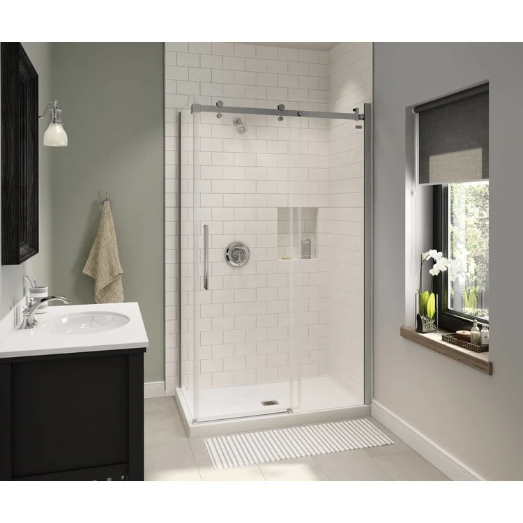 Shower Base B3X Corner Right Stabili-T White 48 x 36 Inch Acrylic - Frankwebs