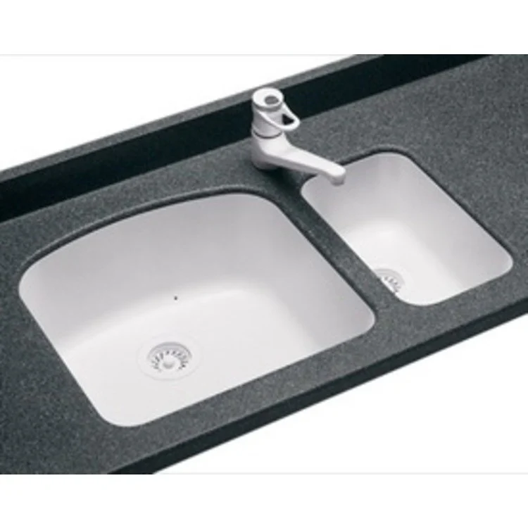 Sink Bowl Small 1 Bowl Undermount 17 x 11 Inch White - Frankwebs