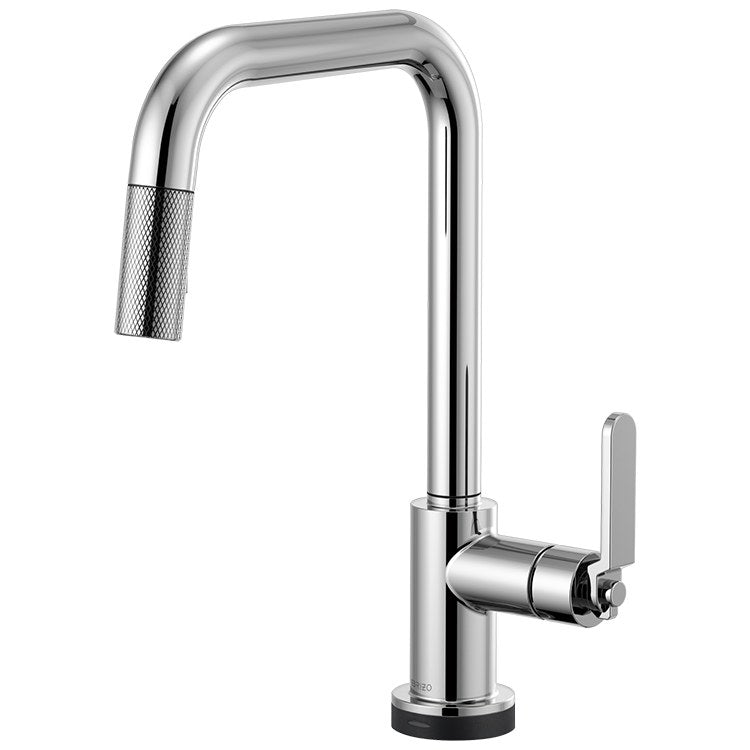 Litze Single Handle SmartTouch Pull Down Faucet with Square Spout/Industrial Handle - Frankwebs