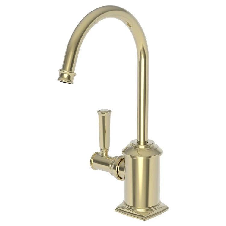 Hot Water Dispenser Zemora 1 Lever Gooseneck French Gold PVD - Frankwebs