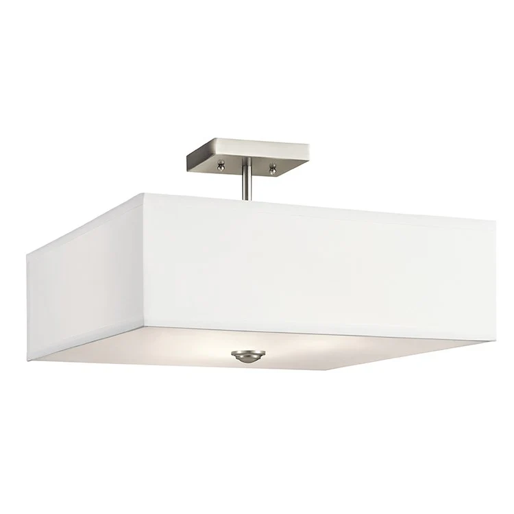 Shailene Three-Light Semi-Flush Mount Ceiling Fixture - Frankwebs