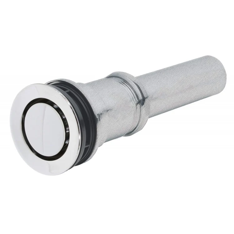 Lavatory Drain ZeroDrain Pop Down 2-1/4 Inch Polished Chrome Brass for Overflow or Less Overflow Sinks - Frankwebs