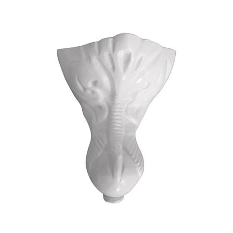 Freestanding Tub Griffin 61 Inch Slipper Oval Cast Iron White/White Ball and Claw Feet 7 Inch Center Faucet Holes - Frankwebs