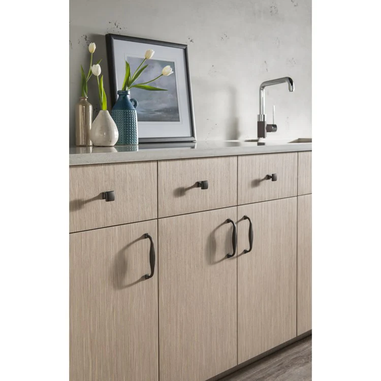 Knob Transcend Contour Square Honey Bronze Zinc Alloy 1-1/8 Inch - Frankwebs