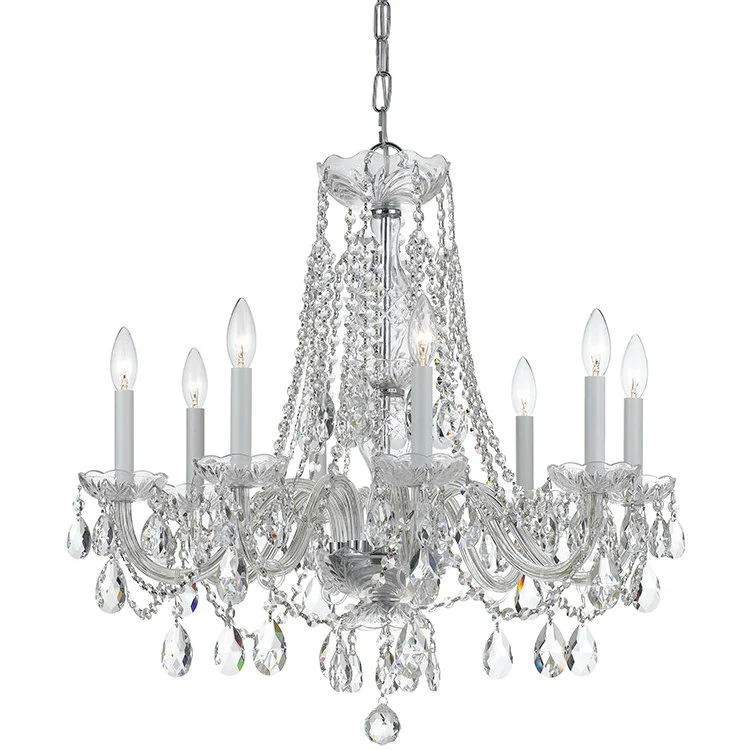 Traditional Crystal Eight-Light Chandelier - Frankwebs