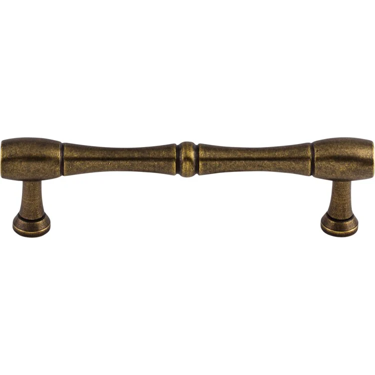 Pull Nouveau Bamboo D Handle Pewter Antique Brass 3-3/4 Inch 4-9/16x9/16 Inch - Frankwebs