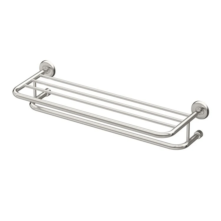 Towel Rack Designer II Spa Rack Chrome Metal 24 Inch - Frankwebs