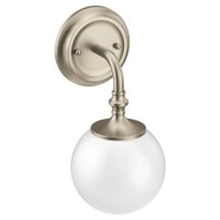 Bath Light Colinet Sconce 1 Lamp Brushed Gold Glass or Shade Frosted - Frankwebs