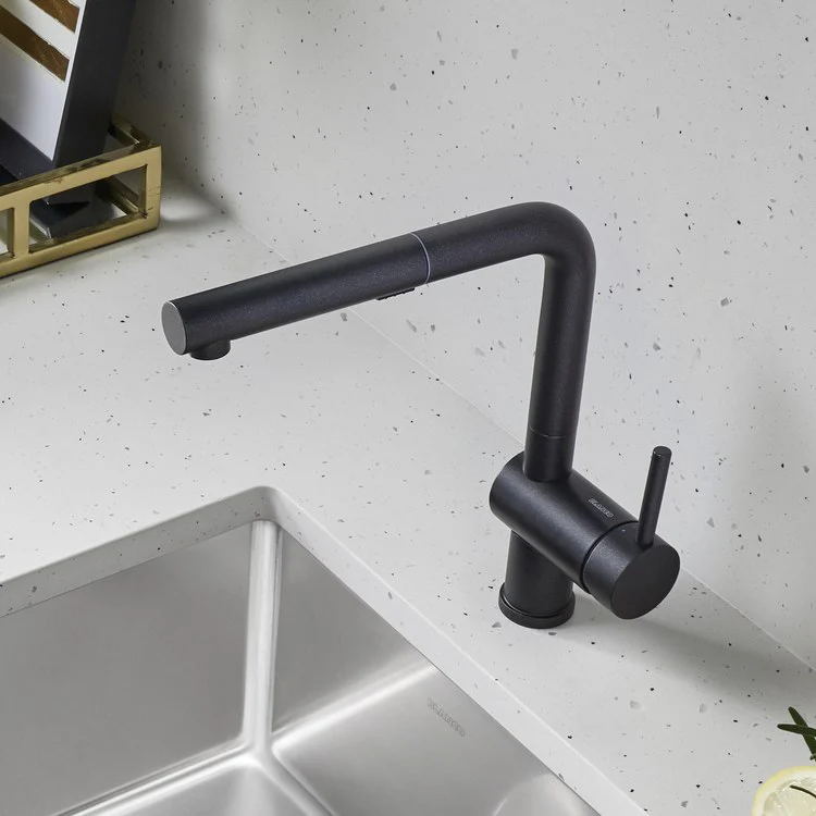 Kitchen Faucet Linus 1 Lever CALGreen Anthracite 1.5 Gallons per Minute - Frankwebs