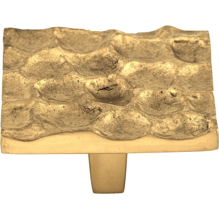 Knob Cobblestone Square Brass Antique Brass 1-15/16 Inch - Frankwebs