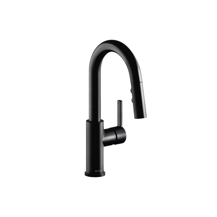 Bar Faucet Avado Deck Mount 1 Lever ADA Matte Black Spout Type Pull Down - Frankwebs
