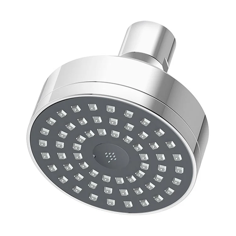 Showerhead Duro 1 Function Polished Chrome 3 Inch 1.5 Gallons per Minute Fixed Full Spray - Frankwebs