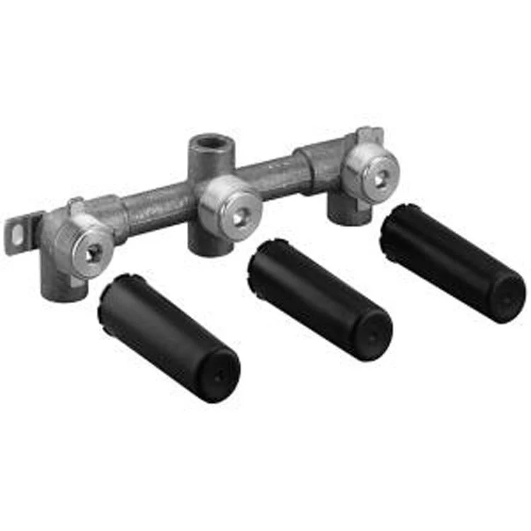 Rough-In Valve Wall Mount 2 Lever 5 x 3-6/7 x 5 Inch - Frankwebs