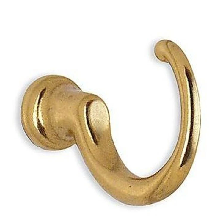 Hook Loop Polished Brass 1-1/8 Inch 1-1/8 Inch Wall Mount Zinc - Frankwebs