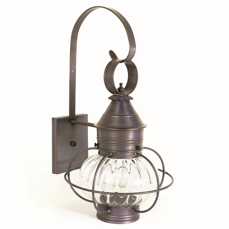 Caged Onion Single-Light Large Outdoor Wall Lantern - Frankwebs