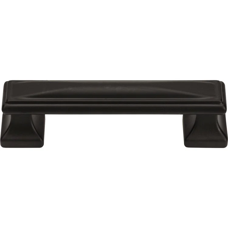 Drawer Pull Atlas Wadsworth Matte Black Zinc Alloy 3-3/4 Inch - Frankwebs