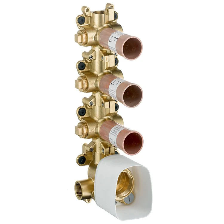 Thermostatic Rough Valve with Three Volume Controls - Frankwebs