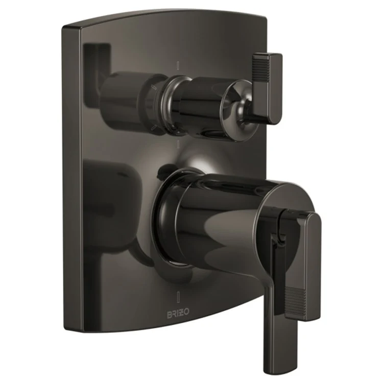 Diverter Trim Kintsu TempAssure Thermostatic Valve with Integrated 6 Function Matte Black 2 Less Handle ADA - Frankwebs