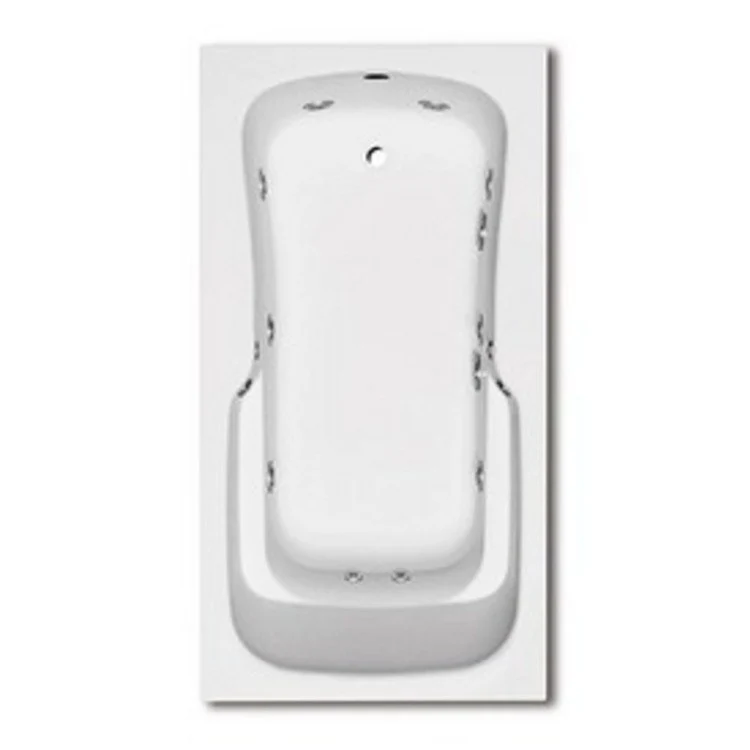 Whirlpool Tub 60 x 32 x 21-1/2 Inch Homestead End Drain Outlet Bone Rectangle - Frankwebs