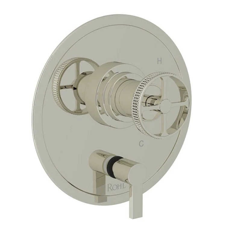 Pressure Balance Valve Trim Campo with Diverter 1 Industrial Metal Wheel Tuscan Brass 5.5 Gallons per Minute - Frankwebs