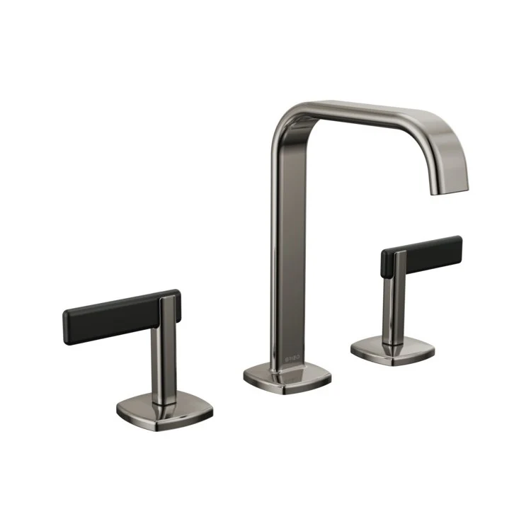 Lavatory Faucet Allaria Widespread 6-16 Inch Spread Less Handle ADA WaterSense Matte Black 1.2 Gallons per Minute Square - Frankwebs