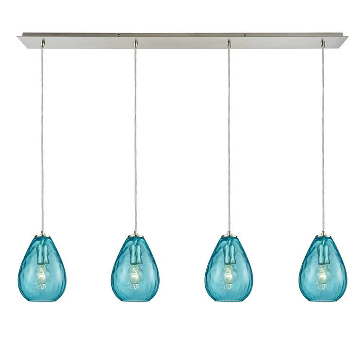 Lagoon Four-Light Linear Pendant - Frankwebs