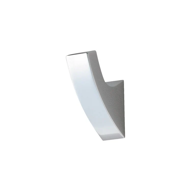 Robe Hook G Single Square Brushed Nickel 2-3/4 Inch 1-3/4 Inch Wall Mount Metal - Frankwebs