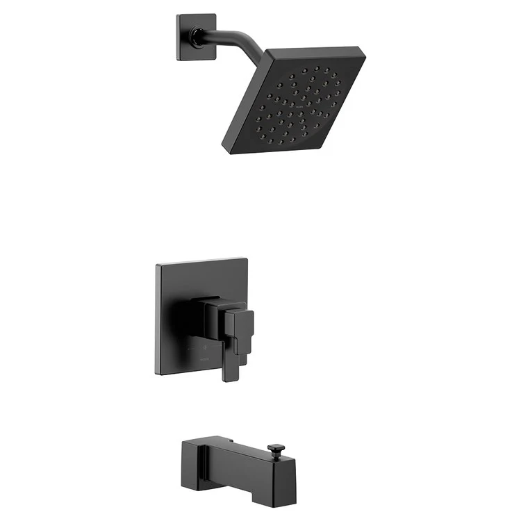 Tub and Shower Trim 90 Degree M-Core 2-Series Matte Black - Frankwebs