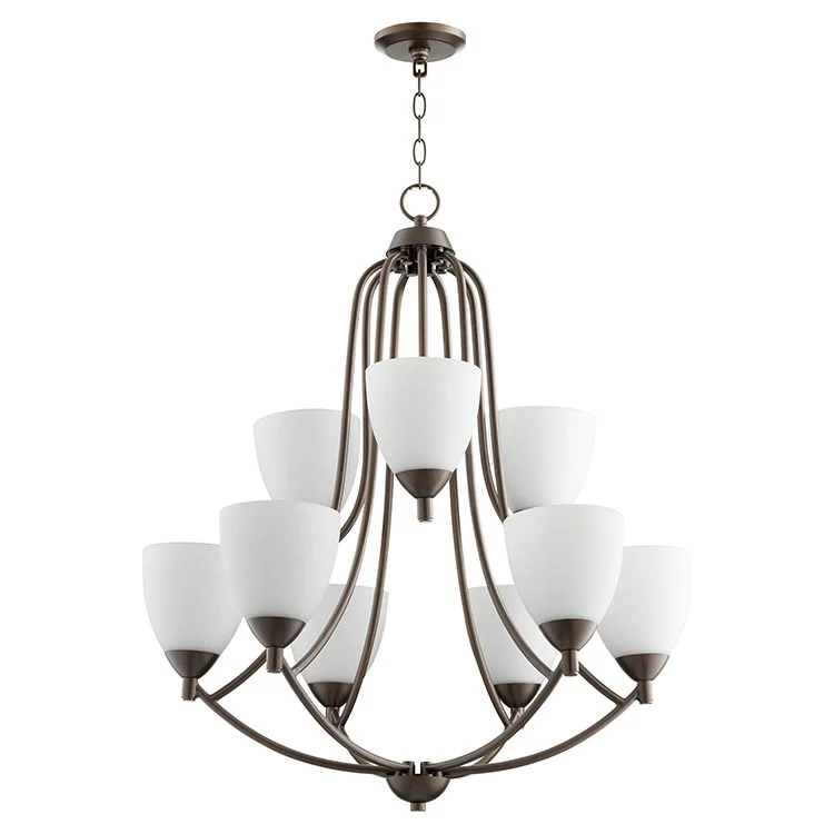 Barkley Nine-Light Two-Tier Chandelier - Frankwebs