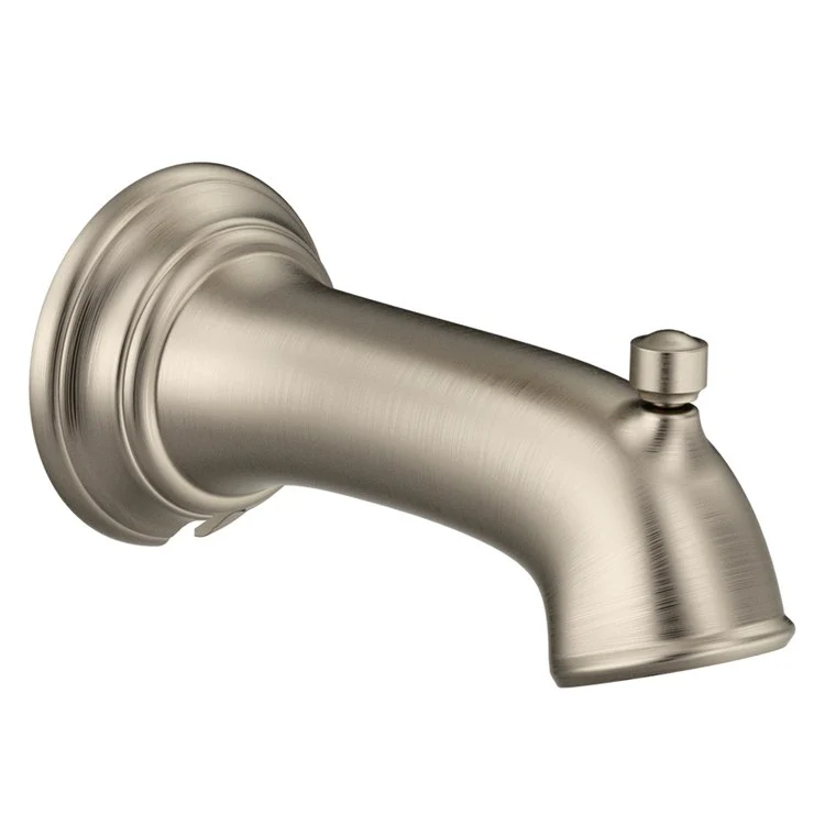 Tub Spout Dartmoor with Diverter Brushed Nickel 7-3/8 Inch - Frankwebs