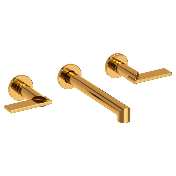 Keaton Two Handle Wall-Mount Bathroom Faucet - Midnight Chrome - Frankwebs