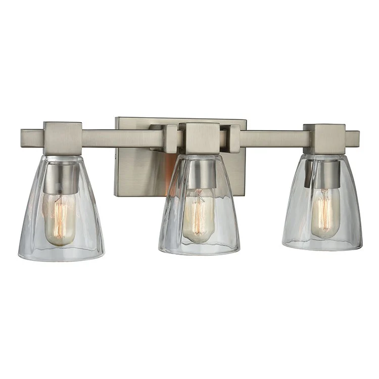 Ensley Three-Light Bathroom Vanity Fixture - Frankwebs