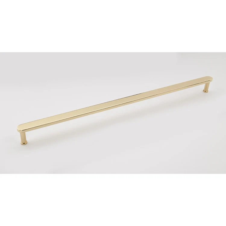 Pull Moderne Oversized Satin Nickel Brass 18 Inch 18-3/4 Inch 1-1/2 Inch - Frankwebs