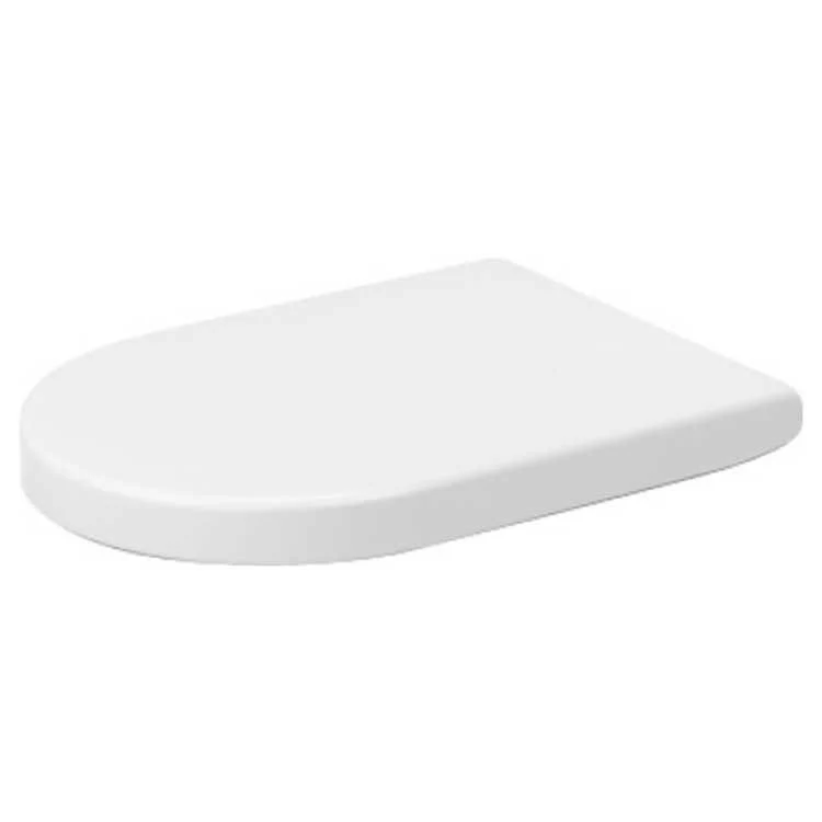 Toilet Seat Elongated with Slow Closing Cover Plastic White - Frankwebs