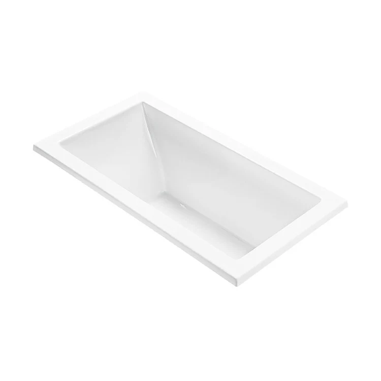 Soaking Tub Andrea 7 60 x 31.5 Inch Undermount Left/Right Hand White Acrylic CXL 70 Gallons 22-1/4 Inch - Frankwebs
