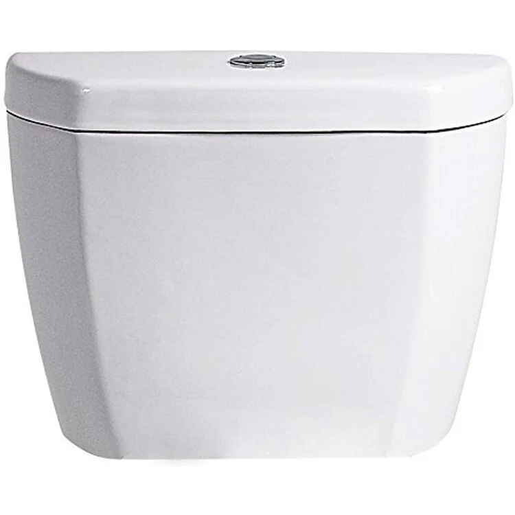 Toilet Tank The Original Stealth White Vitreous China 0.8 Gallons per Flush with Top Flush Button - Frankwebs