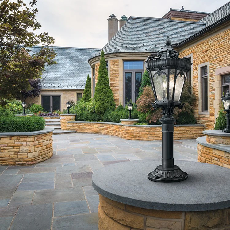 Tournai Four-Light Outdoor Post Lantern - Frankwebs