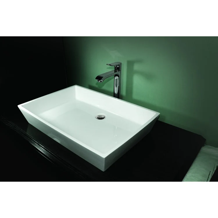 Vessel Prism Freestanding 22 x 15 Inch Biscuit Hydroluxe SS - Frankwebs