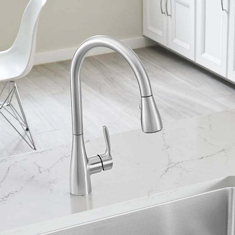 Atura Single Handle Pull Down Kitchen Faucet - Frankwebs