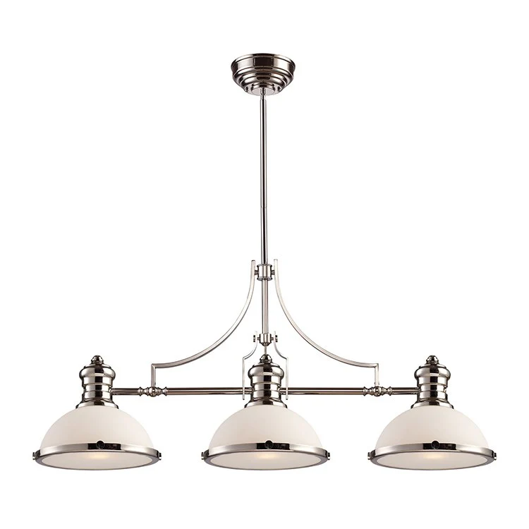 Chadwick Three-Light LED Billiard Chandelier - Frankwebs