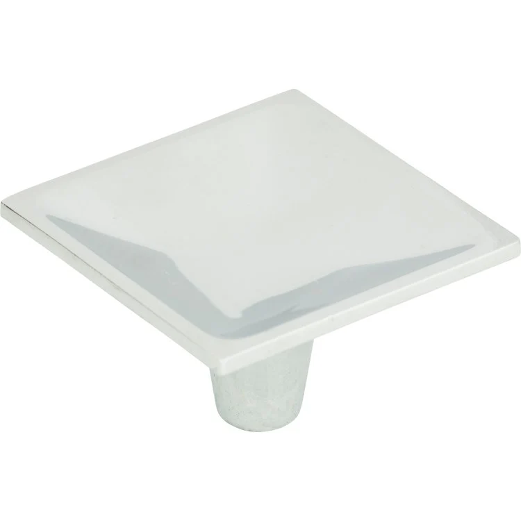 Knob Atlas Dap Square Polished Chrome Zinc Alloy 2 Inch - Frankwebs