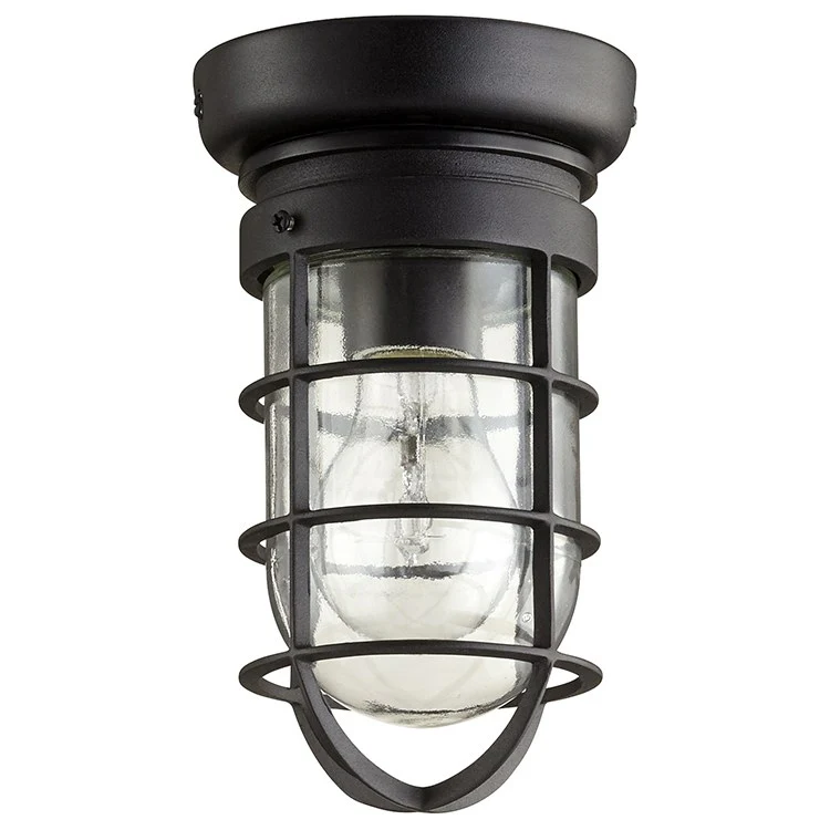 Bowery Single-Light Outdoor Flush Mount Ceiling Fixture - Frankwebs